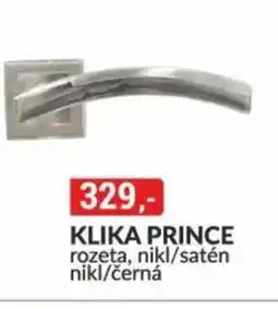 Baumax KLIKA PRINCE rozeta, nikl/satén nikl/černá nabídka