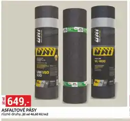 Baumax Asfaltové pásy nabídka
