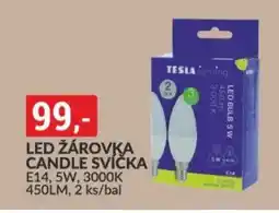 Baumax LED žárovka candle svíčka nabídka