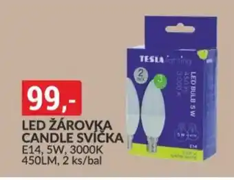 Baumax LED žárovka candle svíčka nabídka