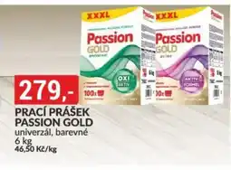 Baumax Prací prášek Passion gold nabídka