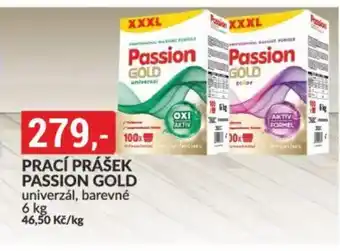 Baumax Prací prášek Passion gold nabídka