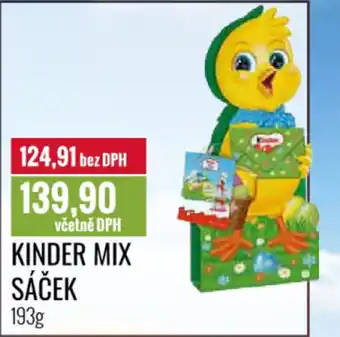 Ratio KINDER Mix sáček nabídka