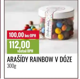 Ratio Arašídy Rainbow v dóze nabídka