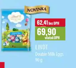 Ratio LINDT Double Milk Eggs nabídka