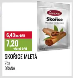 Ratio DRANA Skořice mletá nabídka