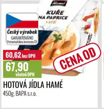 Ratio HAMÉ Hotová jídla nabídka