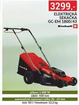 Baumax Elektrická sekačka nabídka