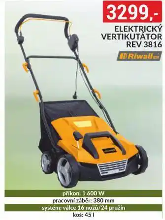 Baumax Elektrický vertikutátor nabídka