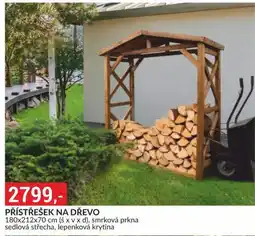 Baumax Přístřešek na dřevo nabídka