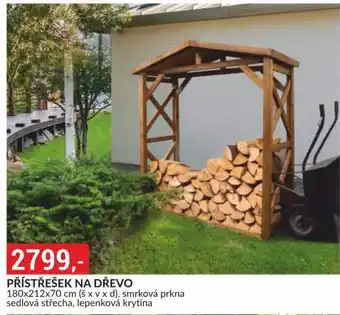 Baumax Přístřešek na dřevo nabídka