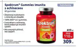 Benu Spektrum gummie imunita nabídka