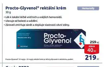 Benu Procto-glyvenol rektální krém nabídka