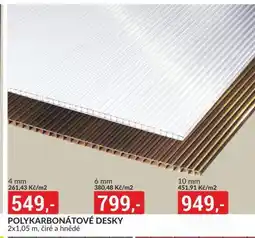 Baumax Polykarbonátová deska 4 mm nabídka