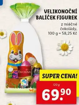 Lidl VELIKONOČNÍ BALÍČEK FIGUREK, 120 g nabídka