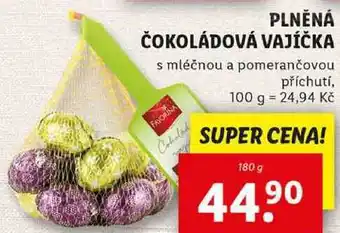 Lidl PLNĚNÁ ČOKOLÁDOVÁ VAJÍČKA, 180 g nabídka