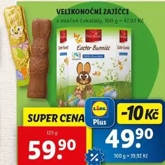 Lidl VELIKONOČNÍ ZAJÍČCI, 125 g nabídka