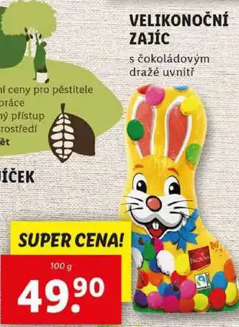 Lidl VELIKONOČNÍ ZAJÍC, 100 g nabídka