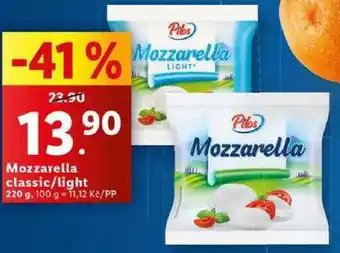 Lidl Mozzarella classic/light, 220 g nabídka