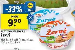 Lidl ŽERVÉ, 80 g nabídka