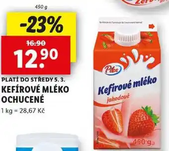 Lidl KEFÍROVÉ MLÉKO OCHUCENÉ, 450 g nabídka