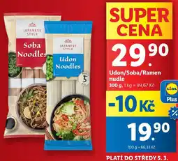 Lidl Udon/Soba/Ramen nudle, 300 g nabídka