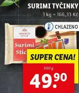 Lidl SURIMI TYČINKY, 300 g nabídka