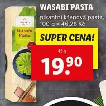 Lidl WASABI PASTA, 43 g nabídka