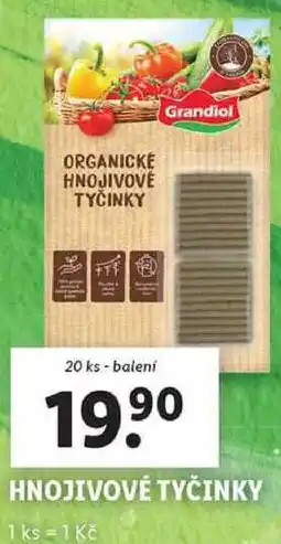 Lidl HNOJIVOVÉ TYČINKY, 20 ks nabídka