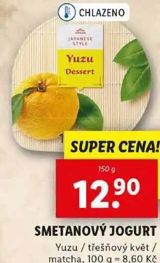 Lidl SMETANOVÝ JOGURT, 150 g nabídka