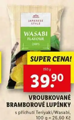 Lidl VROUBKOVANÉ BRAMBOROVÉ LUPÍNKY, 150 g nabídka