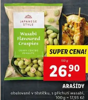 Lidl ARAŠÍDY, 150 g nabídka