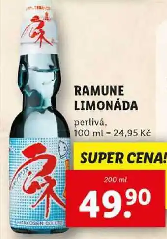 Lidl RAMUNE LIMONÁDA, 200 ml nabídka