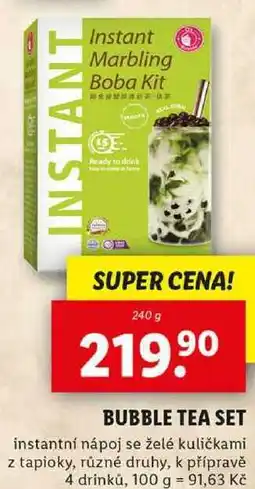 Lidl BUBBLE TEA SET, 240 g nabídka