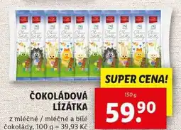 Lidl ČOKOLÁDOVÁ LÍZÁTKA, 150 g nabídka