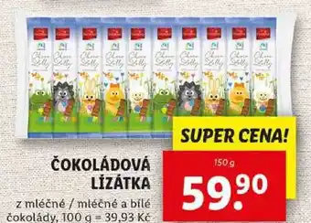 Lidl ČOKOLÁDOVÁ LÍZÁTKA, 150 g nabídka