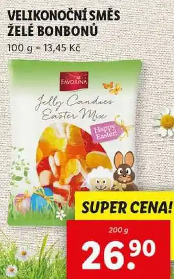 Lidl VELIKONOČNÍ SMĚS ŽELÉ BONBONŮ, 200 g nabídka