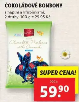 Lidl ČOKOLÁDOVÉ BONBONY, 200 g nabídka