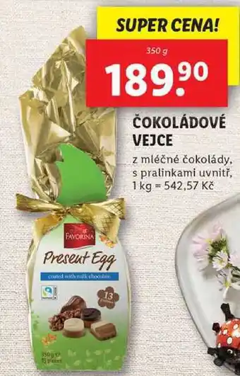 Lidl ČOKOLÁDOVÉ VEJCE, 350 g nabídka