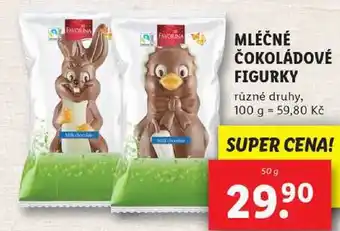 Lidl FMLÉČNÉ ČOKOLÁDOVÉ FIGURKY, 50 g nabídka