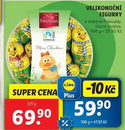 Lidl VELIKONOČNÍ FIGURKY, 125 g nabídka