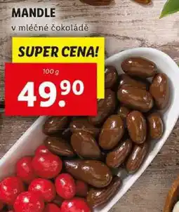 Lidl MANDLE, 100 g nabídka