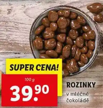 Lidl ROZINKY, 100 g nabídka