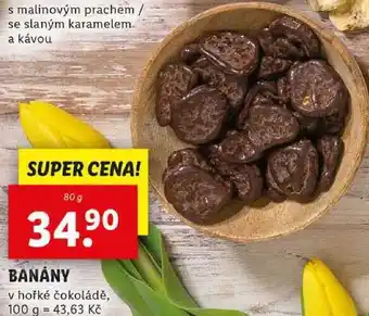 Lidl BANÁNY, 80 g nabídka