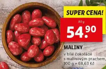 Lidl MALINY, 80 g nabídka