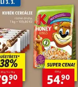 Lidl KUBÍK CEREÁLIE, 500 g nabídka