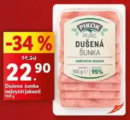 Lidl Dušená šunka nejvyšší jakosti, 100 g nabídka