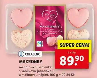 Lidl MAKRONKY, 6x 15 g nabídka