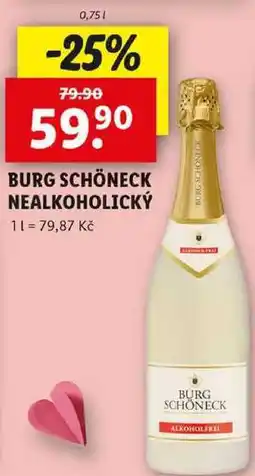 Lidl BURG SCHÖNECK NEALKOHOLICKÝ, 0,75 l nabídka