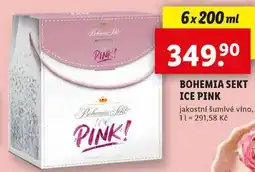 Lidl BOHEMIA SEKT ICE PINK, 6x 200 ml nabídka